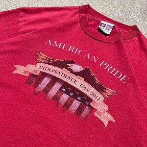 Vintage Y2K 2011 USA Independence Day Graphic Tee | Size XL